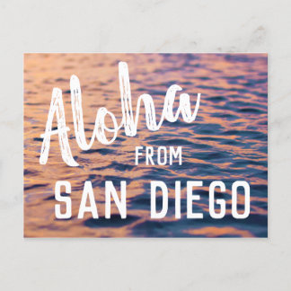 Aloha From San Diego4 Holiday Postcard
