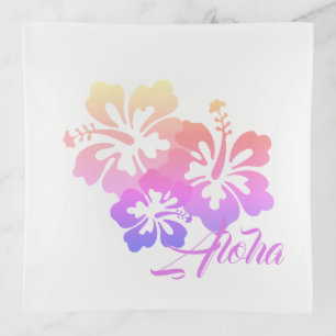 Aloha Glass Trinket Dish