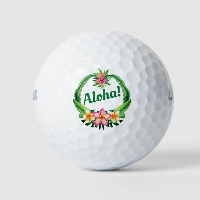 Aloha! Golf Balls (Front)