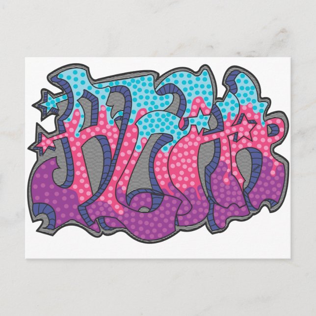 Aloha Graffiti Postcard (Front)