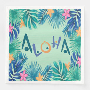 Aloha Greeting Paper Napkin