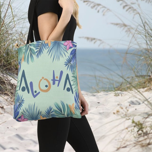 Aloha Greeting Tote Bag (Creator Uploaded)