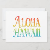 Aloha Hawaii (Back)