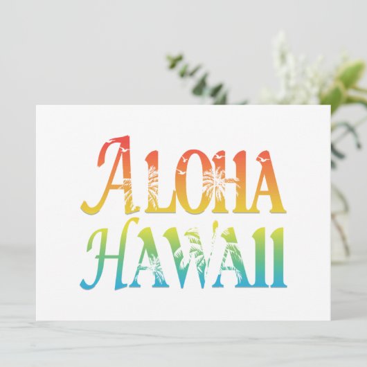 Aloha Hawaii (Standing Front)