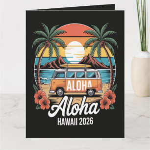 Aloha Hawaii 2026 Card