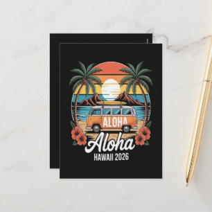Aloha Hawaii 2026 Holiday Postcard