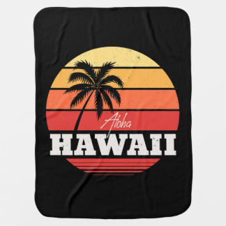 Aloha Hawaii Baby Blanket