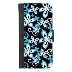 ALOHA HAWAII (BLACK/BLUE) iPhone 8/7 WALLET CASE