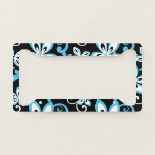 ALOHA HAWAII (BLACK/BLUE) LICENSE PLATE FRAME