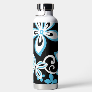 ALOHA HAWAII (BLACK/BLUE) WATER BOTTLE
