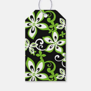 ALOHA HAWAII (BLACK/LIME) GIFT TAGS