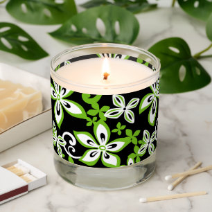 ALOHA HAWAII (BLACK/LIME) SCENTED CANDLE