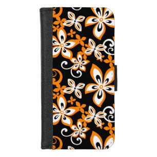 ALOHA HAWAII (BLACK/ORANGE) iPhone 8/7 WALLET CASE