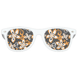 ALOHA HAWAII (BLACK/ORANGE) RETRO SUNGLASSES