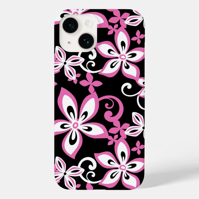 ALOHA HAWAII (BLACK/PINK) Case-Mate iPhone CASE (Back)