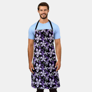 ALOHA HAWAII (BLACK/PURPLE) APRON