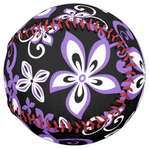 ALOHA HAWAII (BLACK/PURPLE) SOFTBALL