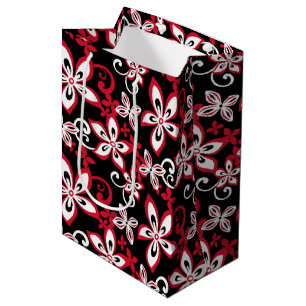 ALOHA HAWAII (BLACK/RED) MEDIUM GIFT BAG
