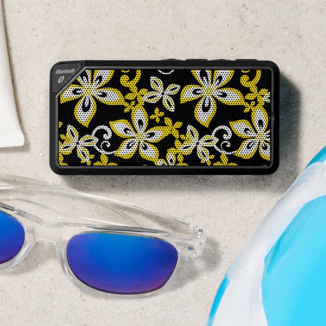ALOHA HAWAII (BLACK/YELLOW) BLUETOOTH SPEAKER (Insitu(Beach))