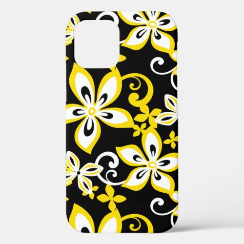 ALOHA HAWAII BLACKYELLOW iPhone 12 CASE