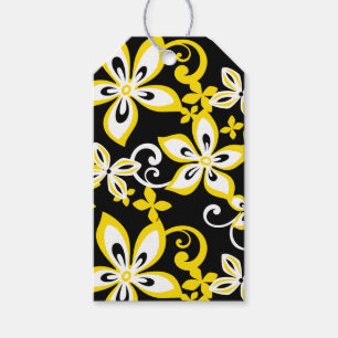 ALOHA HAWAII (BLACK/YELLOW) GIFT TAGS