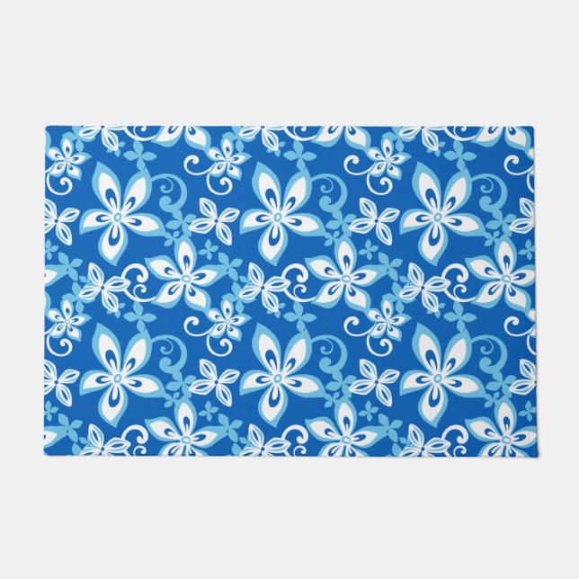 ALOHA HAWAII (BLUE x 2) Doormat (Front)
