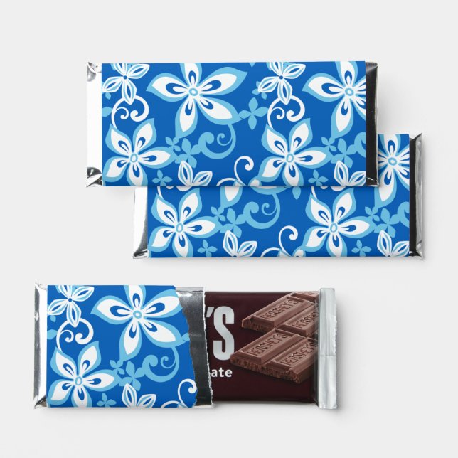 ALOHA HAWAII (BLUE x 2) Hershey Bar Favors (Front)