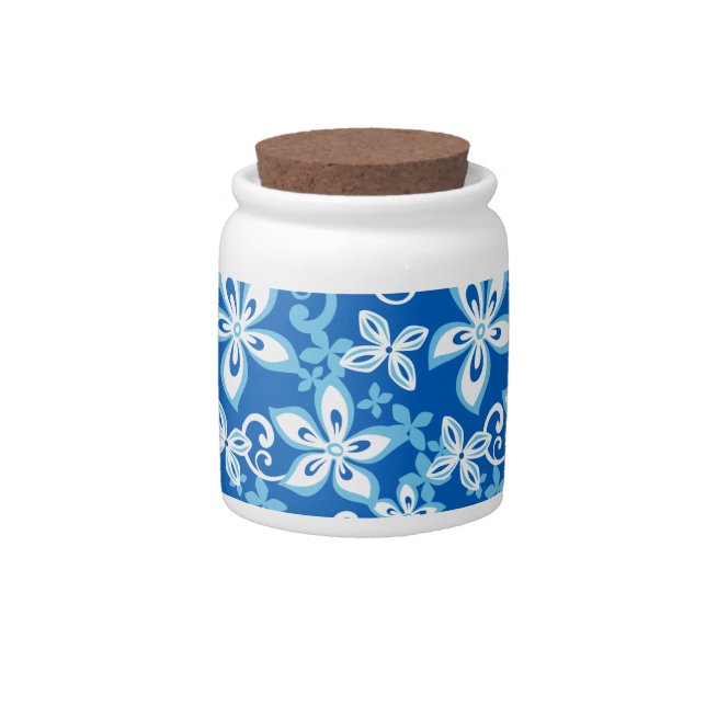 ALOHA HAWAII (BLUES) Candy Jar (Front)