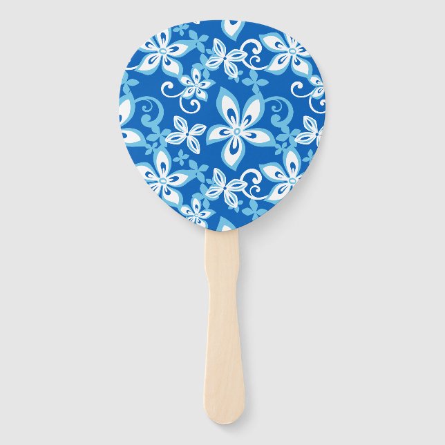 ALOHA HAWAII (BLUES) HAND FAN (Front)