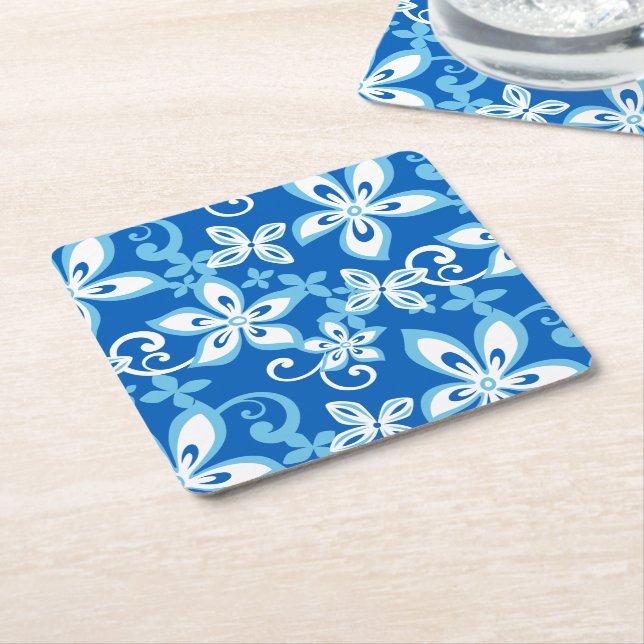 ALOHA HAWAII (BLUES) Paper Coaster (Angled)