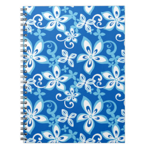 ALOHA HAWAII (BLUES) Spiral Photo Notebook
