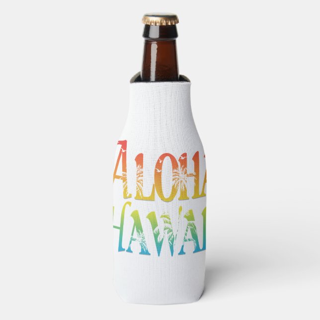 Aloha Hawaii Bottle Cooler (Bottle Front)