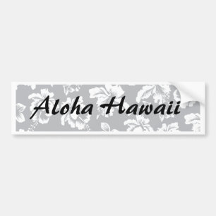 Aloha Hawaii Bumper Sticker
