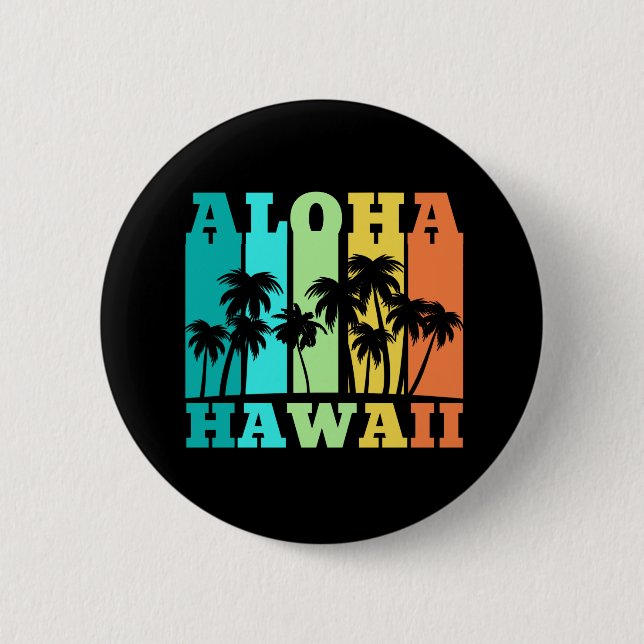 Aloha Hawaii Button (Front)