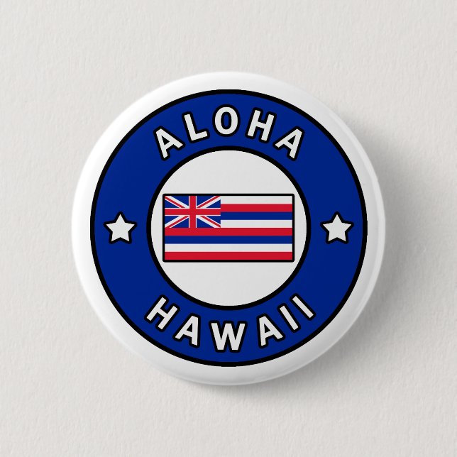 Aloha Hawaii Button (Front)