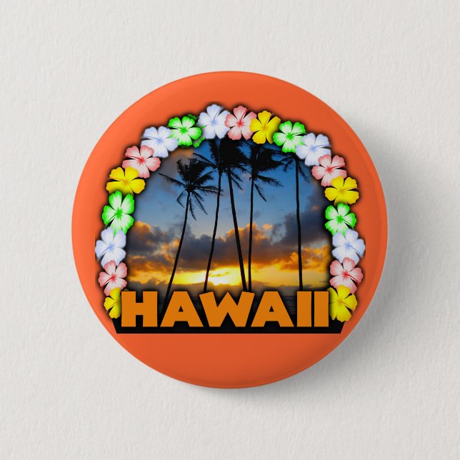Aloha Hawaii Button (Front)