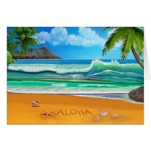 Aloha Hawaii Cards (Front Horizontal)
