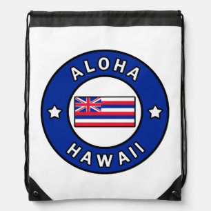 Aloha Hawaii Drawstring Bag
