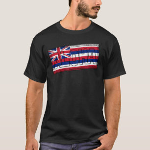 Aloha Hawai'i Flag by Hawaii Nei All Day T-Shirt