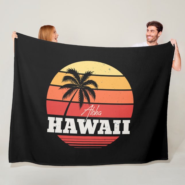 Aloha Hawaii  Fleece Blanket (In Situ)