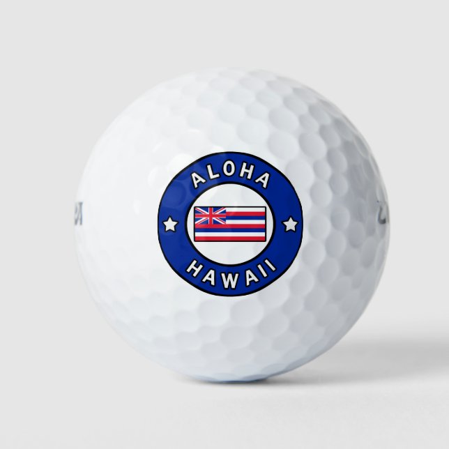 Aloha Hawaii Golf Balls (Front)