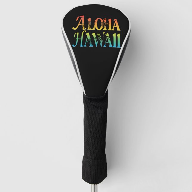 Aloha Hawaii Golf Head Cover (Front)