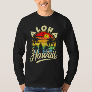 Aloha Hawaii Hawaiian Beach Family Vacation Summe T-Shirt
