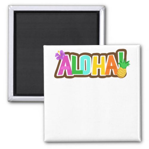Aloha Hawaii Hawaiian Island Surfing Tropical Magnet
