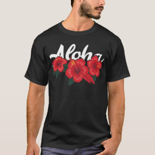 Aloha Hawaii Hawaiian Island Surfing Tropical T-S T-Shirt