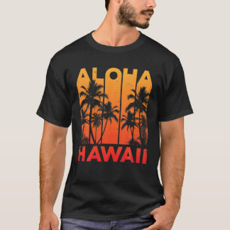 Aloha Hawaii Hawaiian Island T Vintage 1980S Throw T-Shirt