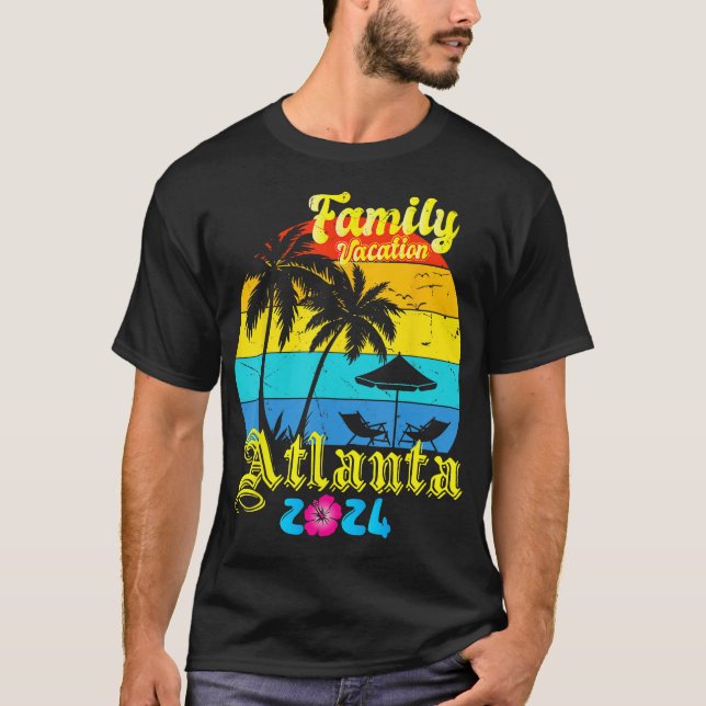 Aloha Hawaii Hawaiian Island Vacation Palm Trees B T-Shirt (Front)