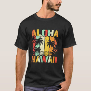 Aloha Hawaii Hawaiian Island Vintage 1980s Retro S T-Shirt