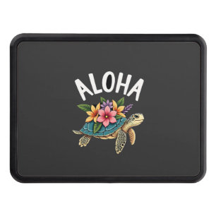 Aloha Hawaii Hawaiian-Shirt Turtle Hibiscus Kids G Hitch Cover