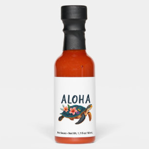 Aloha Hawaii Hawaiian-Shirt Turtle Hibiscus Kids G Hot Sauces
